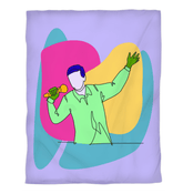Singing Man Duvet Cover - Beyond T-shirts